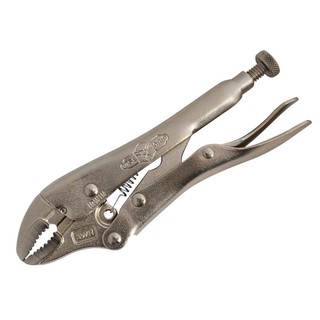 คีมล็อคปากโค้ง+ตัดลวด IRWIN VISE GRIP 5"