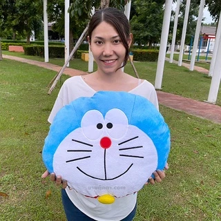 หมอนหน้า Doraemon (ขนาด 20 นิ้ว) ลิขสิทธิ์แท้ / หมอน โดเรม่อน เดอะมูฟวี่ หมอนตุ๊กตา โดเรม่อน Doraemon หมอนใช้ในรถ