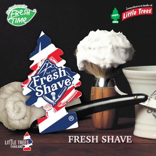 Little Trees แผ่นน้ำหอมปรับอากาศ ลิตเติ้ลทรี กลิ่น Fresh Shave น้ำหอมกลิ่นแป้ง หอม สะอาด (ของแท้)