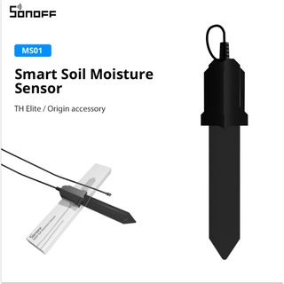 Sonoff MS01- เซนเซอร์วัดความชื้นในดิน IP55 กันน้ํา พร้อมอุปกรณ์รดน้ําต้นไม้ TH Elite/TH DIY รองรับการควบคุมด้วยเสียง