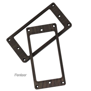 [FENTEER] 2x Rosewood Humbucker Pickup Ring Mounting Frame fits Electric Guitar