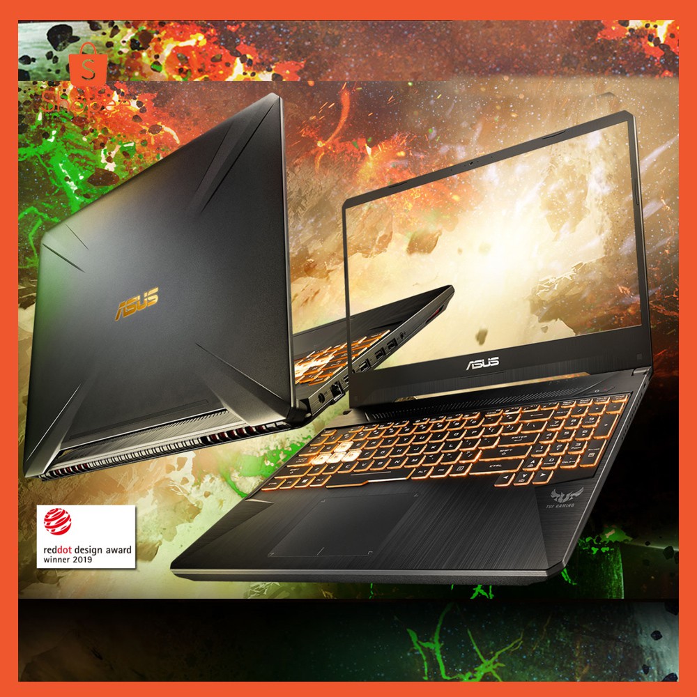 🔥🔥🔥 GAMING NOTEBOOK ASUS FX505DU-AL052T/R7-3750H/8G/512SSD/GTX1660Ti มือ 1 ประกัน 2 ปี 🔥🔥🔥