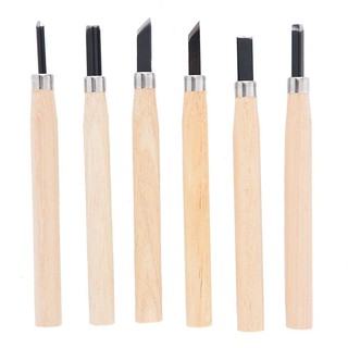 ชุดเครื่องมือแกะสลัก MIXPRO จำนวน 6 ชิ้น WOOD CARVING CHISEL SET MIXPRO 6EA/SET