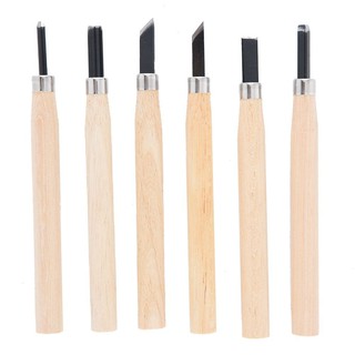 ชุดเครื่องมือแกะสลัก MIXPRO จำนวน 6 ชิ้น WOOD CARVING CHISEL SET MIXPRO 6EA/SET