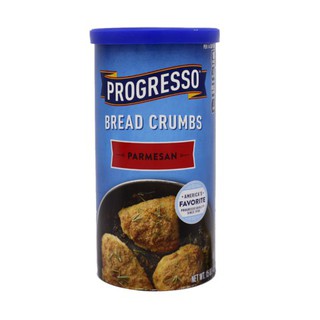 Progresso Bread Crumbs Parmesan 425g  โปรเกรสโซ่เกล็ดขนมปังพาร์เมซาน 425 กรัม