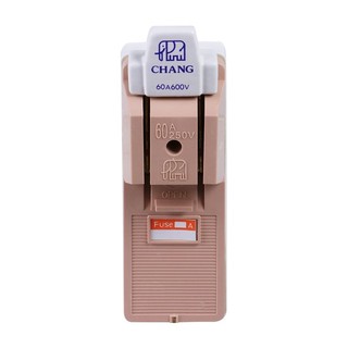 เบรกเกอร์ คัตเอาท์ CHANG 2P 60A 600V เบรกเกอร์และตู้ไฟ งานระบบไฟฟ้า CUTOUT BREAKER CHANG 2P 60A 600V