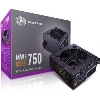 PSU Cooler Master MWE Bronze MWE 750 MWE 650 MWE 550 80PLUS Bronze, รับประกันศูนย์5ปี #MWE 750W