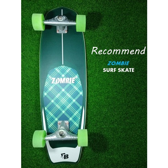 เซิร์ฟสเก็ต​ Zombie CX4​ DARK GREEN  32" ของแท้ 100% ราคาถูก พร้อมส่ง Surf Skate Skate Board สเก็ตบอร์ด