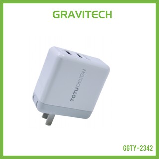 [Gravitechthai]Totu Design 2-CH Charger Quick Charge QC3.0 - AC25