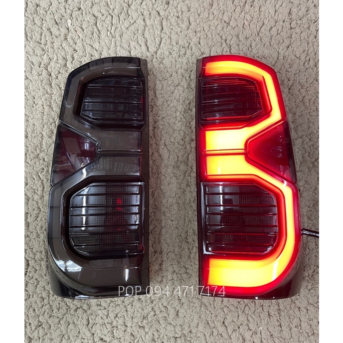 ไฟท้าย vigo vigo smartcab vigo champ ไฟท้ายแต่ง วีโก้ led  ลาย เลข3 Revo tail lamp vigo led bar vigo
