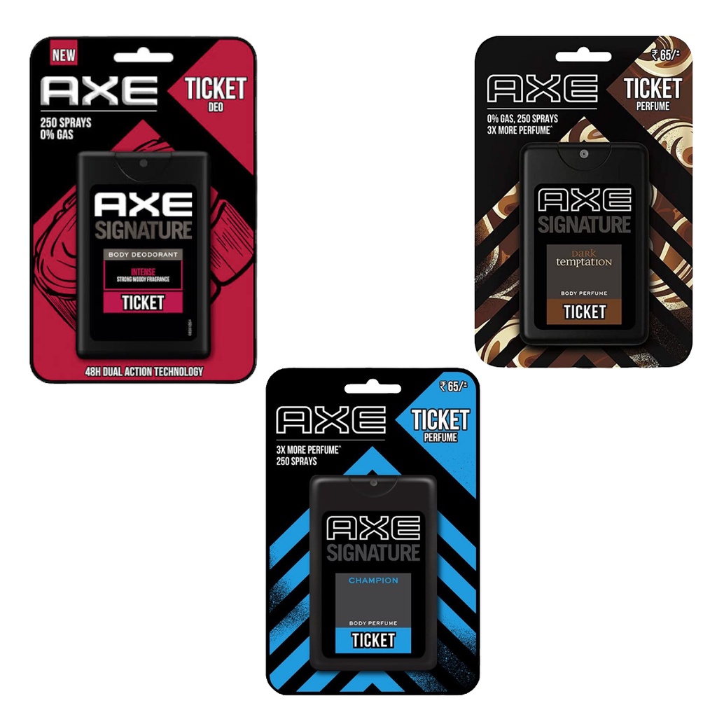Axe pocket spray 17 มล. สเปรย์น้ำหอมขนาดพกพา.