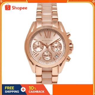 Michael Kors MK6066 Mini Chronograph Rose Gold-tone Ladies Watch 100% Brand Name Watch, Michael Kors Watch MK-004