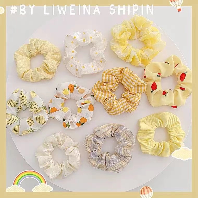 ใหม่ ยางรัดผมแฟชั่น พิมพ์ลายผลไม้น่ารัก สีม่วง เข้ากับทุกการแต่งกาย เรียบง่าย ฤดูร้อน สําหรับผู้หญิง 2022