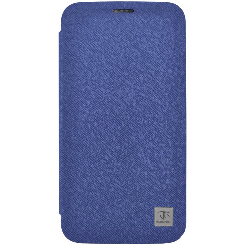 Metal Slim Stand Case HTC M8 - Blue