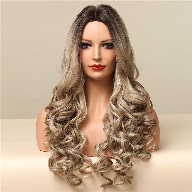 champagne blonde wig