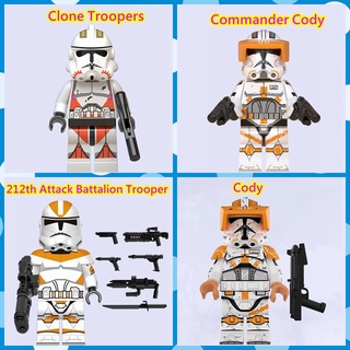 บล็อกตัวต่อเลโก้ 212th Clone Troopers ขนาดเล็ก ของเล่นสําหรับเด็ก