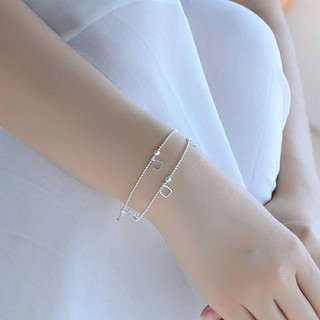 สร้อยข้อมือเงิน925 รหัส S242 พร้อมส่ง 925