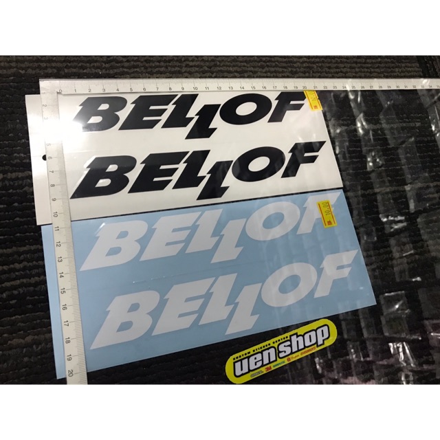 สติ๊กเกอร์ TULISAN JSRACING HONDA BELLOFF