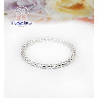 Finejewelthai แหวนเงิน-เงินแท้-แหวนเกลี้ยง/ Silver-Ring - R123700