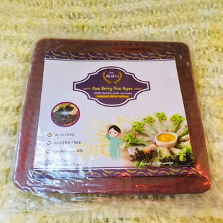 แผ่นแป้งไรซ์เบอร์รี่riceberry