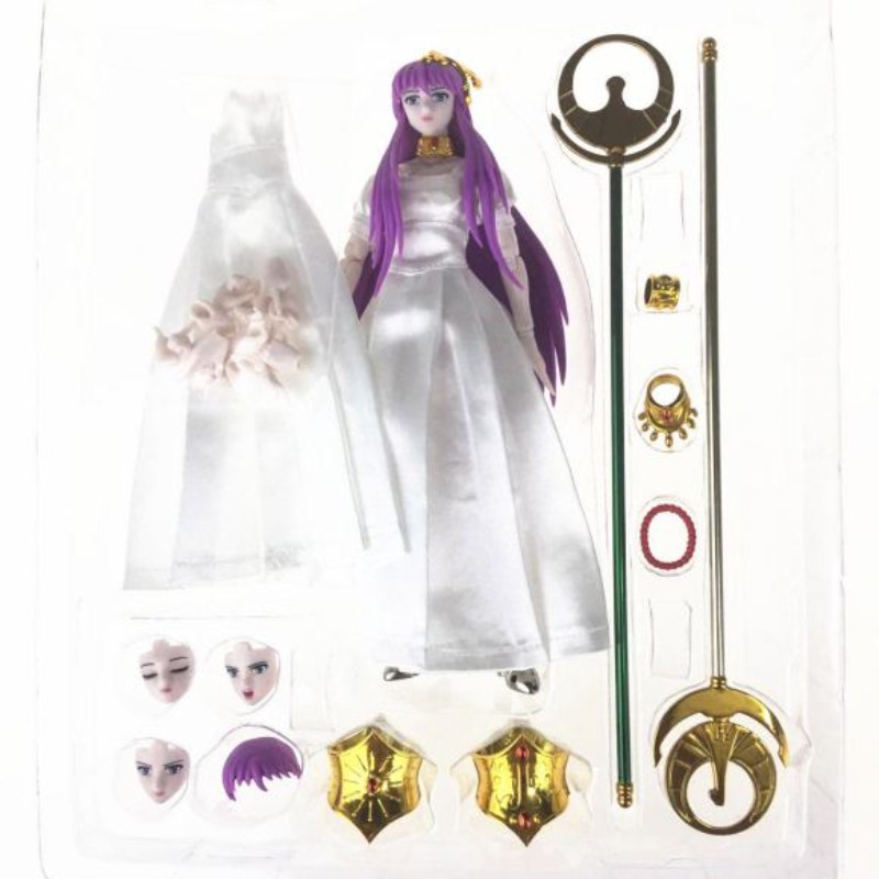 ตัวอักษรมือAnime Saint Seiya Model GT Athena Saint Cloth Warrior Myth EX  Casual Clothes Athena Goddess Throne Seat Handm | Shopee Thailand