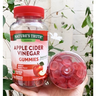 Natures Truth Organic Apple Cider Vinegar 500mg (บรรจุ 120 gummies)