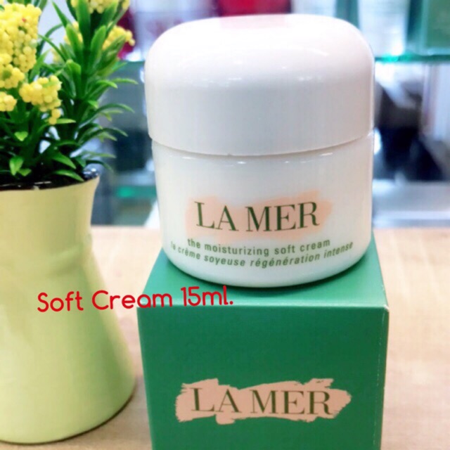 ‼️แท้  💯%  ฉลากไทย ‼️Lamer THE MOISTURIZING SOFT CREAM 15 ML