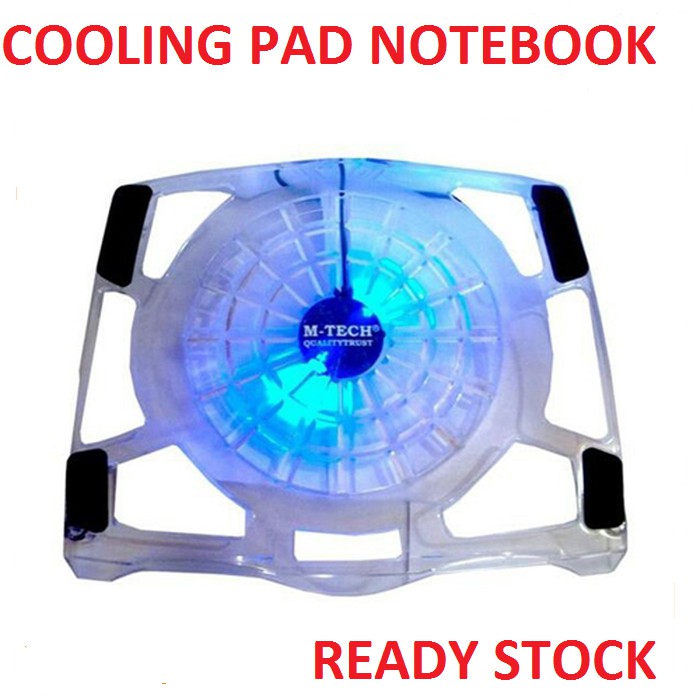 พัดลมระบายความร้อนแล็ปท็อป - Cooling Pad Big Fan 02 M Tech Fan Cooler