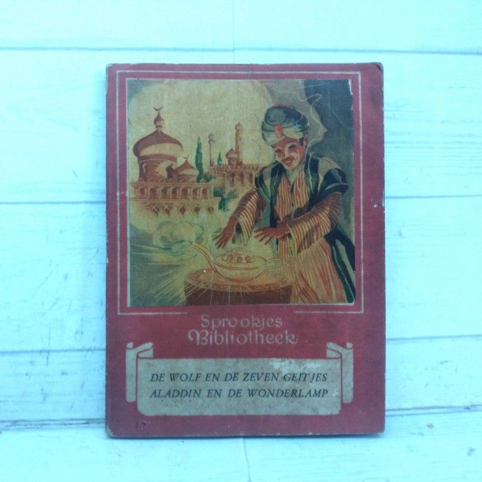 นวนิยาย Sprookjes Bibliotheek - De Wolf En De Zeven Geit Jes Aladdin En