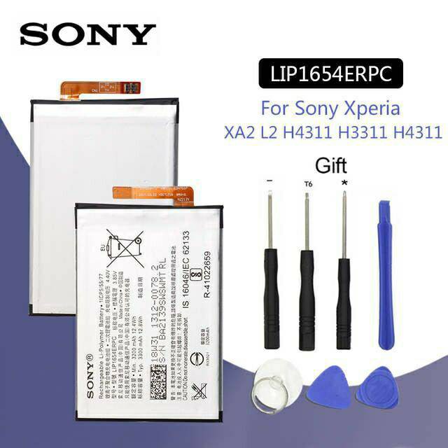 แบตเตอรี่ Sony Xperia XA2 L2 H4311 H3311 H4331 LIP1654ERPC 3200mAh