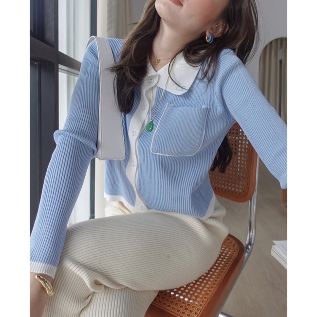 **ส่งต่อเสื้อมือสอง คาร์ดิแกนรุ่น Yejin จากร้าน Loonny Store สภาพสมบูรณ์**