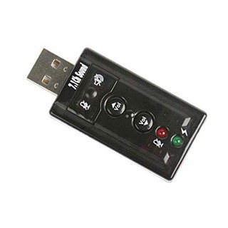 USB 2.0 3D Virtual 12Mbps External 7.1 Channel Audio Sound Card Adapter DH