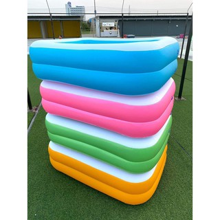 สระน้ำขนาด120x90x36 ซม.  มี 3 สี