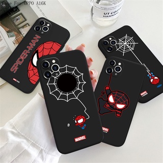 OPPO A16 A16K A16E A93 A95 A55 2020 4G สำหรับ Case Cute Spiderman เคส เคสโทรศัพท์ เคสมือถือ