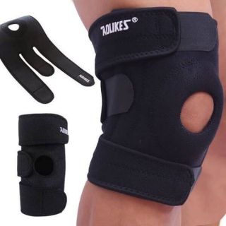 AOLIKES KNEE SUPPORT ผ้ารัดหัวเข่า แก้ปวด ลดเจ็บหัวเข่า แก้ปวดหัวเข่า เนื้อผ้านุ่ม แบบคาด 3 เส้น