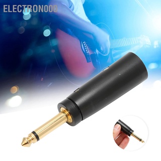 [Electron000] 6.35 มม. Mono Male To Xlr อะแดปเตอร์สําหรับกีตาร์เคเบิ้ลเสียงไมโครโฟน