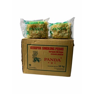 ข้าวเกรียบปู ดิบ UNCOOKED CRAB Panda ปริมาณ 500g 1ลัง/บรรจุ 20 แพค/น้ำหนักสุทธิ 10KG ราคาส่ง ยกลัง สินค้าพร้อมส่ง!!