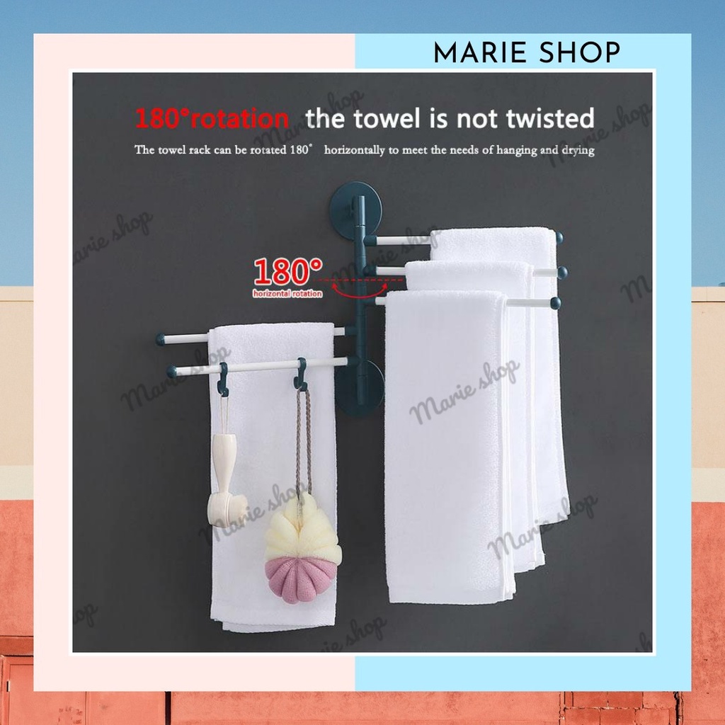 GANTUNGAN 5-ROW TOWEL HANG - ไม้แขวนเสื้อในครัว - หลังคาห้องน้ํา