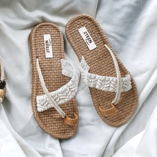 [2TEENทูทีน] Handmade Sandals รองเท้าแตะแฮนด์เมด