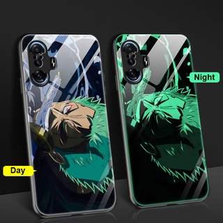 Case Xiaomi 11 Lite 5G NE Night Glow ONE PIECE Zorro Anime Phone Cover Poco F3 X3 GT M3 Pro 5G M4 Pro 5G Redmi 9T 9A Mi 11 Lite Redmi K40 K40 Pro K40 Gaming Tempered Glass Hard Back Cases Covers