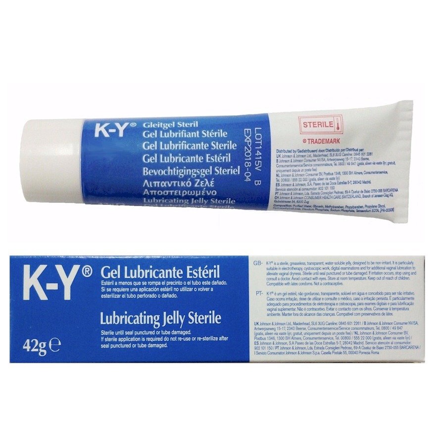 (พร้อมส่ง) K-Y Lubricating Jelly Sterile gel 42g และ 82g เควาย เจลหล่อลื่น สูตรน้ำ KY gel