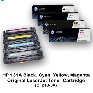 Toner HP รุ่น 131A ทุกสี Bk C M Y