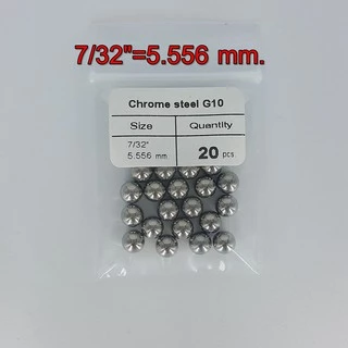 ลูกปืนเม็ดสำหรับดุมล้อจักรยาน G10 ขนาด 5/16",1/4",7/32",3/16",1/8"