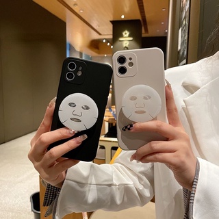 Funny spoof mask face bracket soft shell เคส samsung A6 PLUS A8 PLUS A6 A7 A8 A9 2018 A12 A21S A42 A52 A32 M51 A72 Phone case