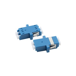 50/100/200/500Pcs LC UPC Duplex single-mode Fiber optic Adapter LC Optical fiber coupler LC UPC Fiber flange LC connecto