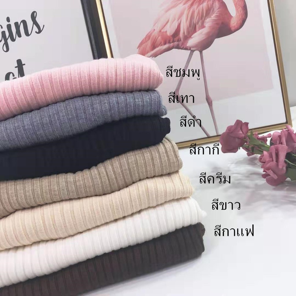 Bonnieเสื้อแขนยาวไหมพรมคอวีทรงรัดรูป เสื้อกันหนาวแฟชั่น รุ่น#004 - รูปที่ 3