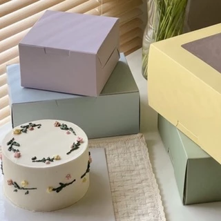 กล่อง Snack box กล่องจัดเบรค ไม่มีหน้าต่าง สีพลาสเทล ราคาส่ง ฟู้ดเกรด