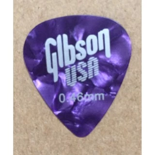Gibson ปิ๊กกีตาร์โปร่งอย่างดีของแท้ รูปหยดน้ำขนาด 0.46 พร้อมส่ง 🚚 ส่งเร็ว 🚀