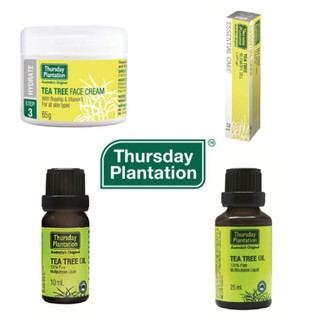 แต้มสิวหน้าใส​ Thursday Plantation tea Tree oil pure 100%