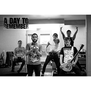 โปสเตอร์ วง ดนตรี A Day to Remember POSTER 24”x35” Inch American Rock Pop Punk Hardcore V5